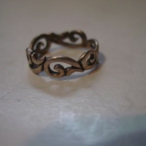 TMA 925 Filigree Band Ring Size 7 1/4